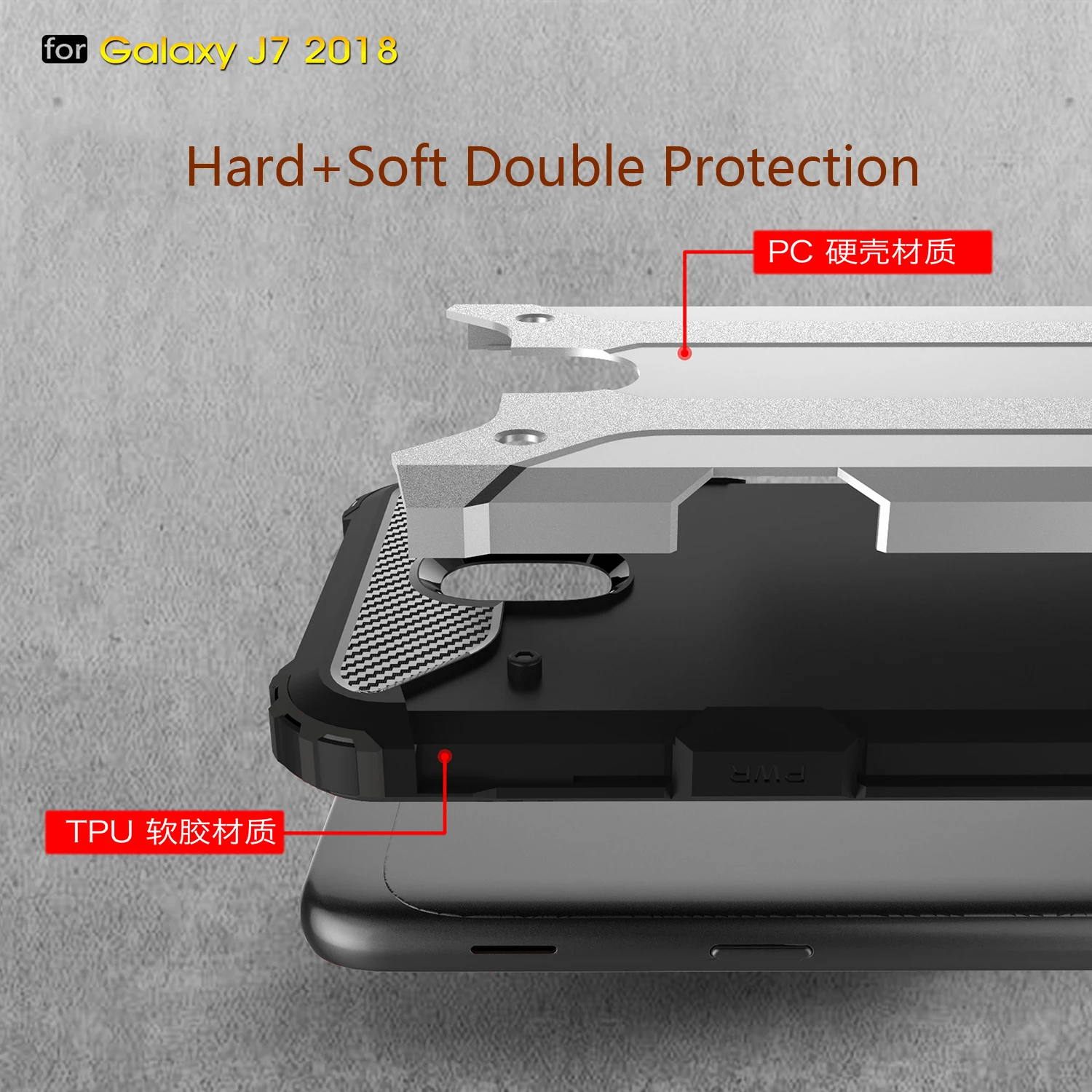 Case For Samsung SM-J720F j7 2018 Cover Galaxy Mobile Cases SM-720M Coque SM-j720F/DS Shell |