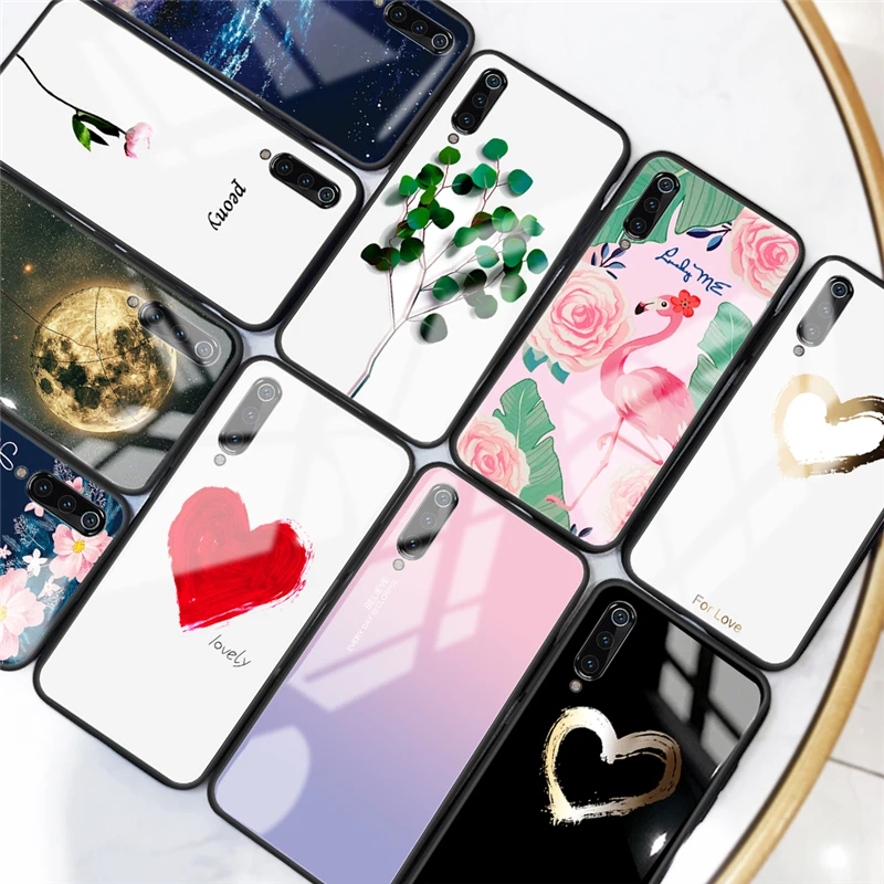Роскошный чехол из закаленного стекла для телефона Xiaomi Redmi 5 Plus 6 s Pro NOTE 7 Mi 8 9 6X A2 Lite