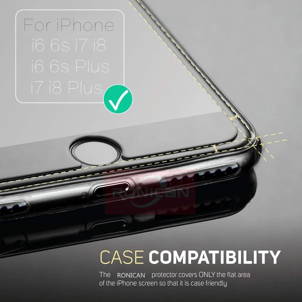 100 шт закаленное стекло на iPhone X XS Max XR закаленное стекло для iPhone 7 8 6 6s Plus 5 5S SE Защитная пленка для экрана