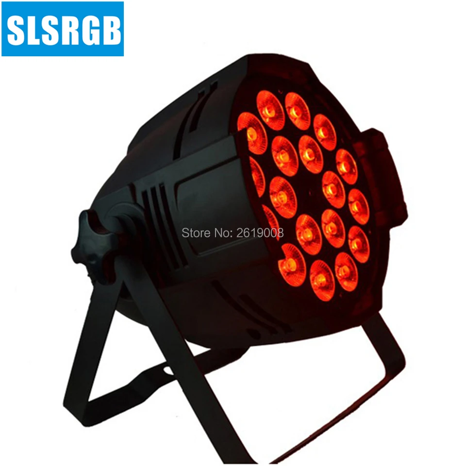 LED DJ PAR 64 18x12w LIGHT RGBA 4in1 DMX512 STAGE PARTY SHOW HIGH POWER RGBY quad color 12W Par Can Light dmx 8CH par | Лампы и