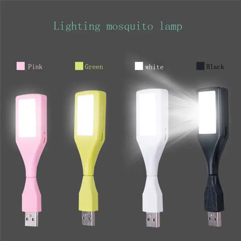 Three-in-one Outdoor Portable USB Aromatherapy Mini Led Mosquito Lamp Lighting New Rated Voltage Plastic Simple Modern 19FEB20