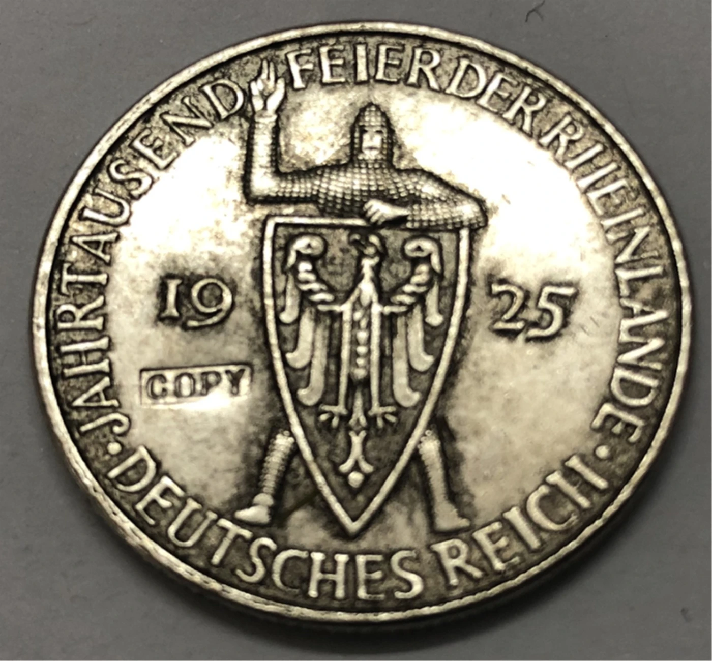 1925 Германия 3 рейхсмартк Рейнланд