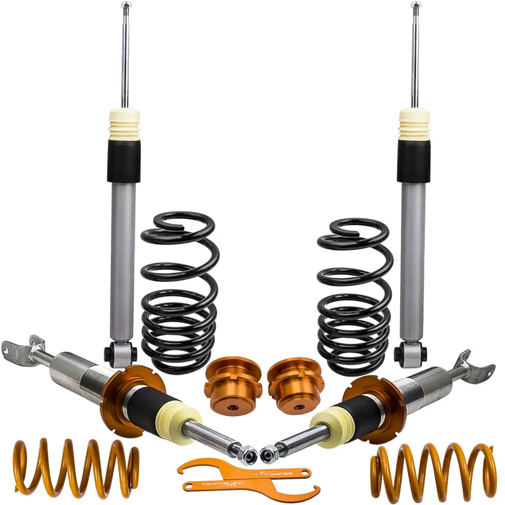 Уличный Регулируемая Coilover комплект для Audi A4 B6 B7 (8E) 2WD 2 фронтах задние рессоры