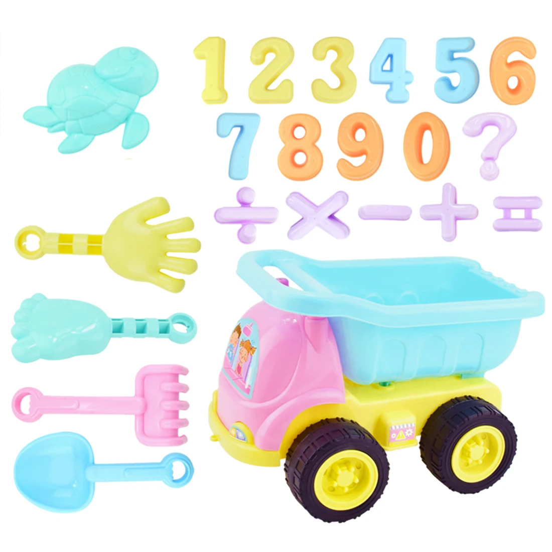 22 шт. детский пляжный игрушечный самосвал|Пляжные/песочные игрушки| |