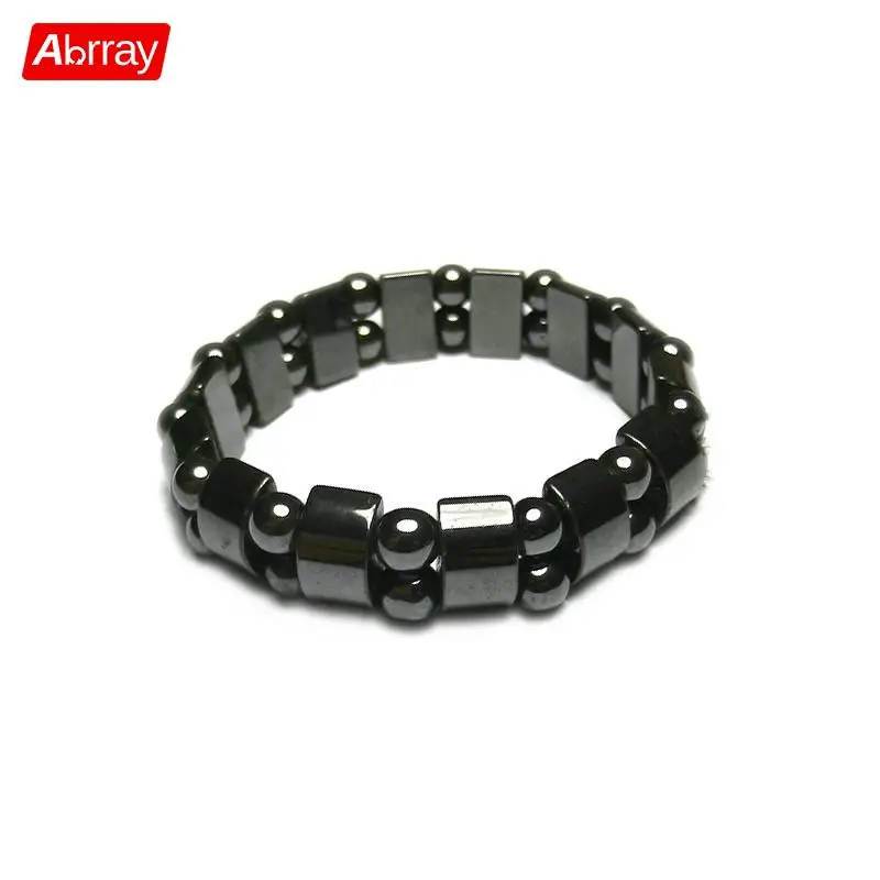 Магнитный браслет Abrray Hematite с бусинами и блоками мужские браслеты для ухода за