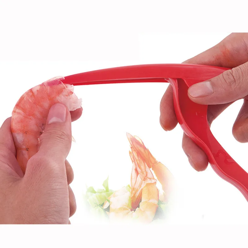 Quick Shrimp Peelers Deveiners Prawn Peeler Peel Device Creative Kitchen Cooking Shell Seafood Tools Easy Use 2017 Knives |