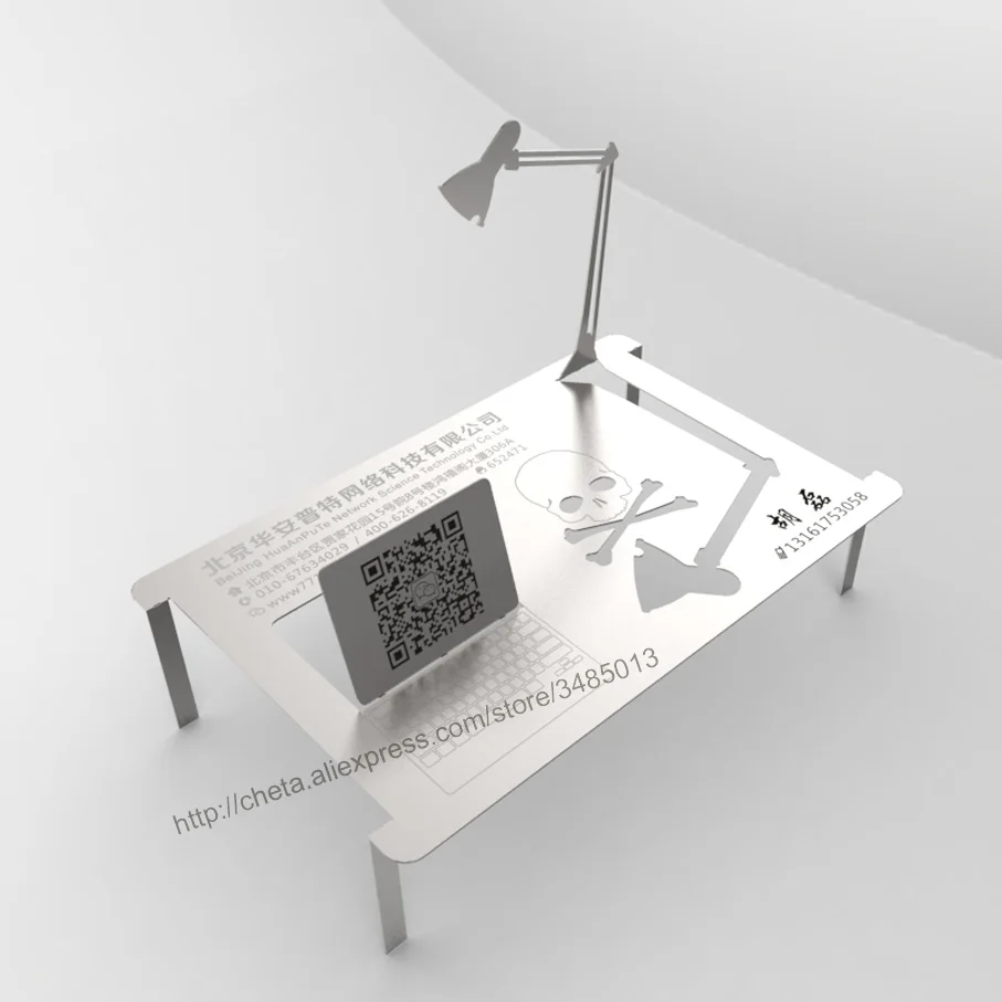 Креативные металлические карты настольные складные 3d карты|metal card|card cardcards |