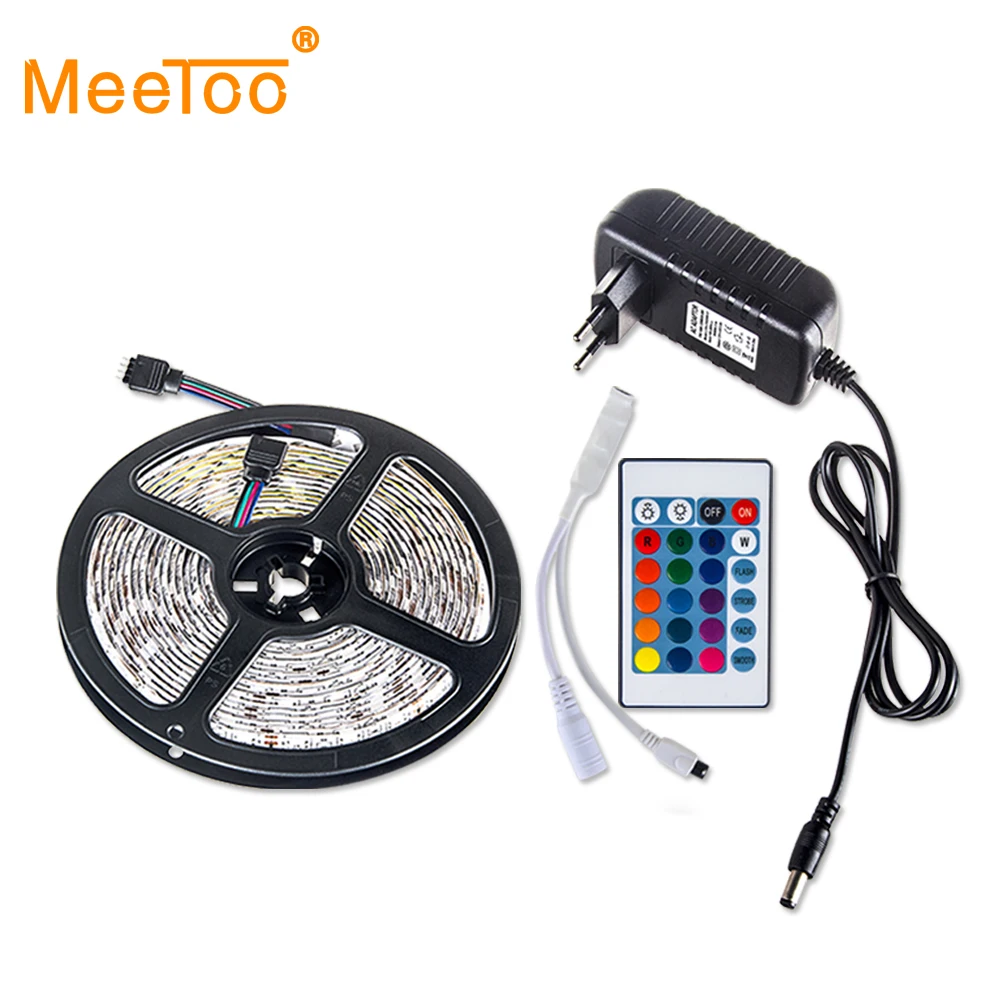 СВЕТОДИОДНАЯ лента SMD 5050 RGB светодиодный светильник 5 м гибкий неоновый Диодная