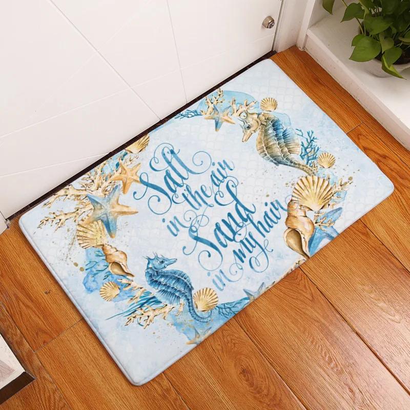 Mdct океан звезды В виде ракушки морской конек якорь картины Добро Коврики S