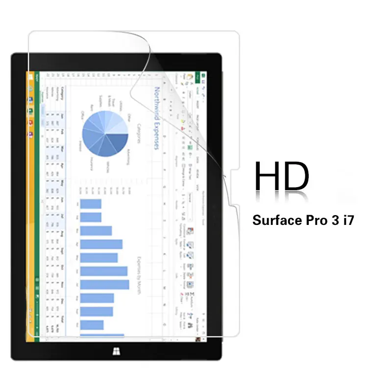 Передняя Антибликовая матовая пленка для microsoft Surface Pro 3 12 В HD прозрачный глянцевый защитный экран для планшета крышка пленка оболочка
