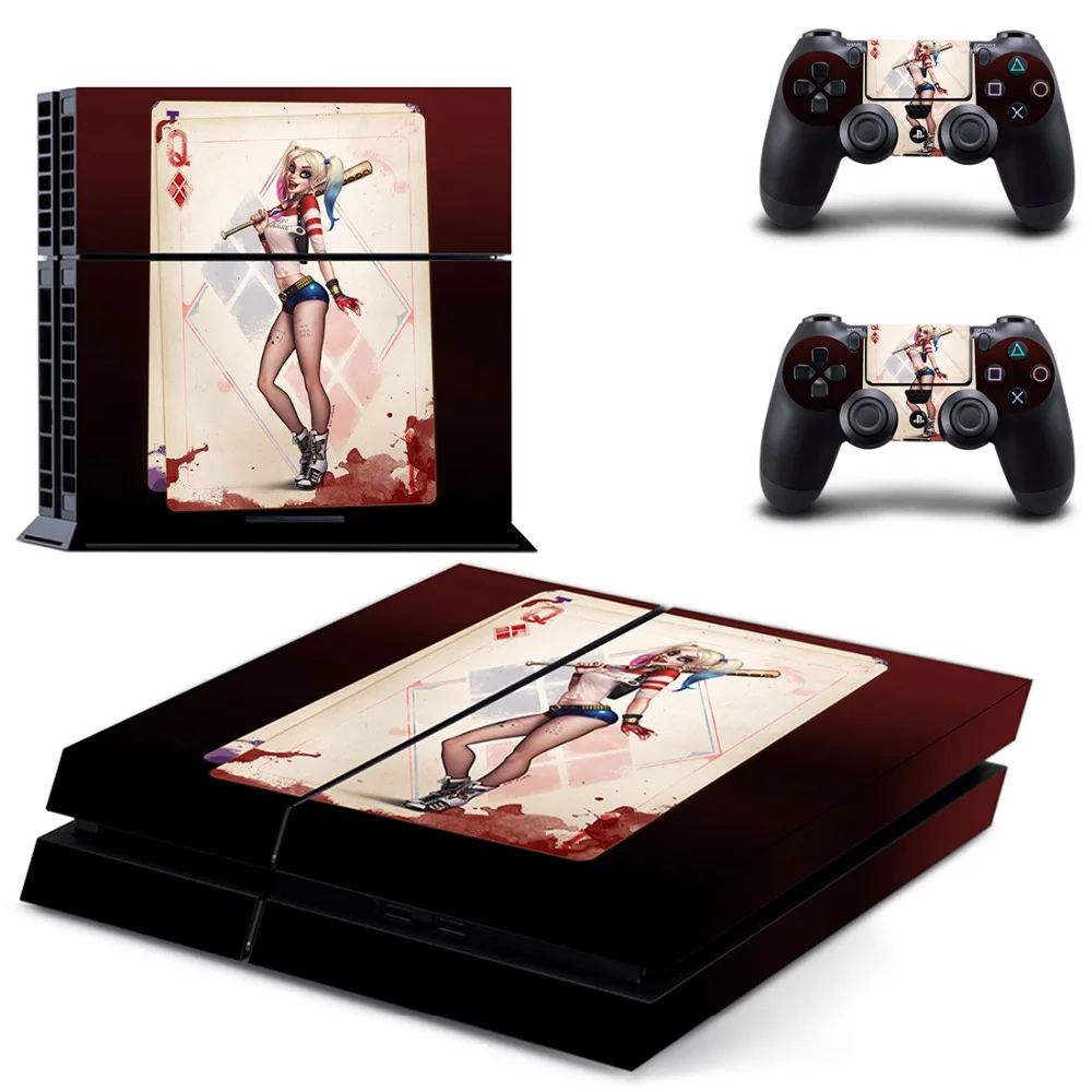 Отряд Самоубийц Harley Quinn Джокер Бэтмен PS4 наклейка Виниловая для консоли Playstation 4 и 2