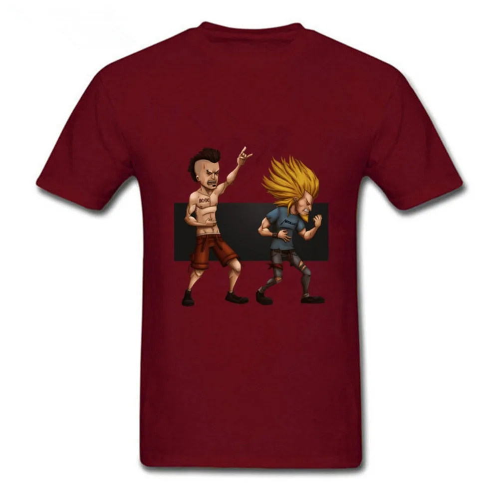 Новая модная футболка с короткими рукавами для мужчин принтом Beavis and Butthead