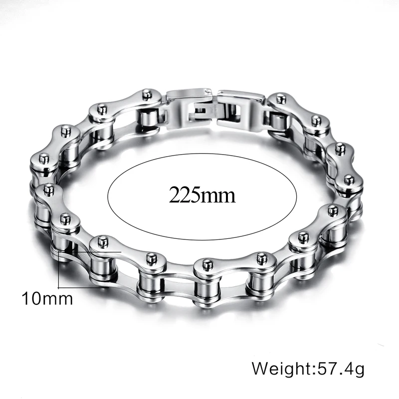 Мужской браслет Meaeguet из нержавеющей стали для велосипеда мотоцикла|bangle