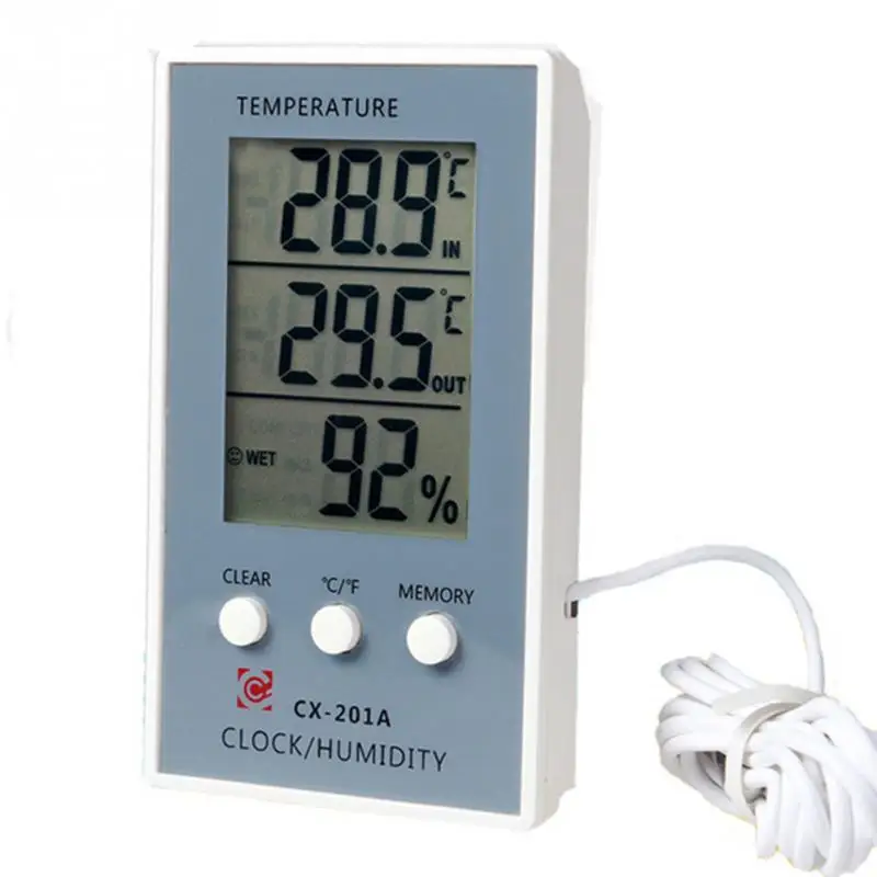 A1 Профессиональный цифровой дисплей аквариум Крытый Открытый Температура тестовый термометр гигрометр - Цвет: A1