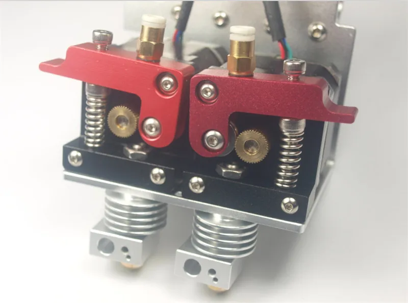 3D принтер Reprap Prusa i3 металлическая двойная каретка экструдера 1 75 мм двойной мотор