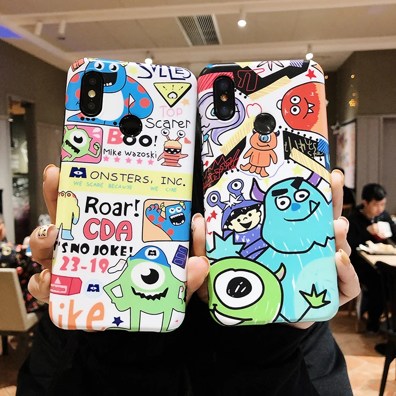 Чехлы для телефонов Xiaomi 6 6X8 9 9SE, милые матовые мягкие чехлы из ТПУ с рисунком Больших Глаз для Redmi Note7, задняя крышка, fundas Capa