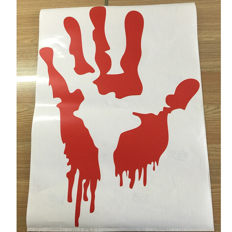 2x Zombie Hand Print Sticker Walking Car Styling Dead Halloween Funny Door Vinyl Decal Jdm | Автомобили и мотоциклы