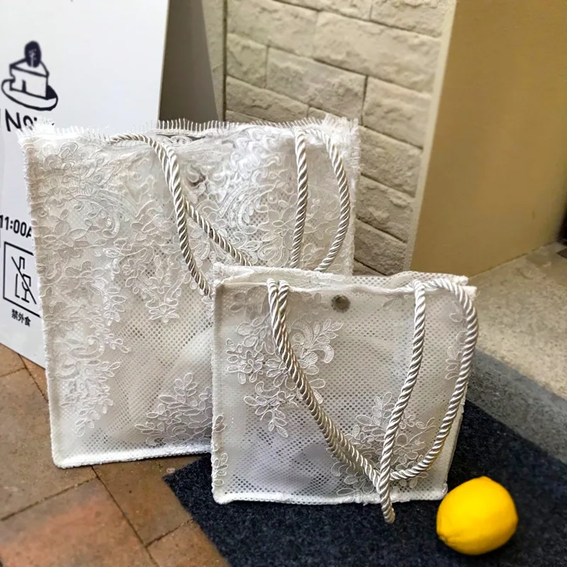 Youda летняя Элегантная Дамская кружевная ткань Большая вместительная сумочка с