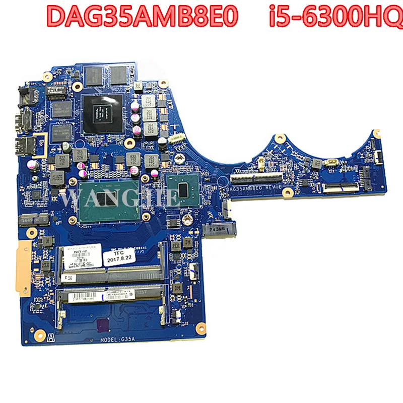 G35A материнская плата для ноутбука DAG35AMB8E0 856679-601 856679-001 856679-501 для hp 15-BC 15-AX 960M 4GB GPU с i5-6300HQ cpu