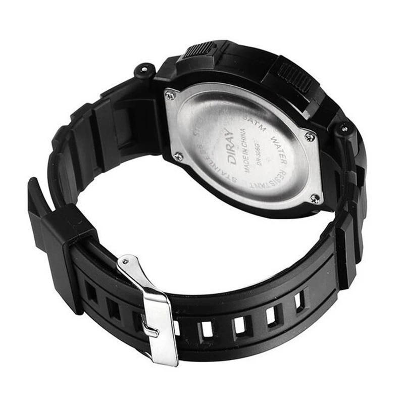DIRAY Luxury Brand Sport Watches For Men Fashion Silicone Waterproof LED Digital Watch Clock Digital-Watch | Наручные часы