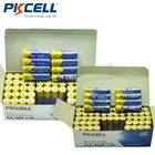 Набор сверхмощных батарей PKCELL 120 шт., 1,5 В, 60 шт. AA R6P + 60 шт. AAA R03P, углеродно-цинковые одноразовые сухие батареи