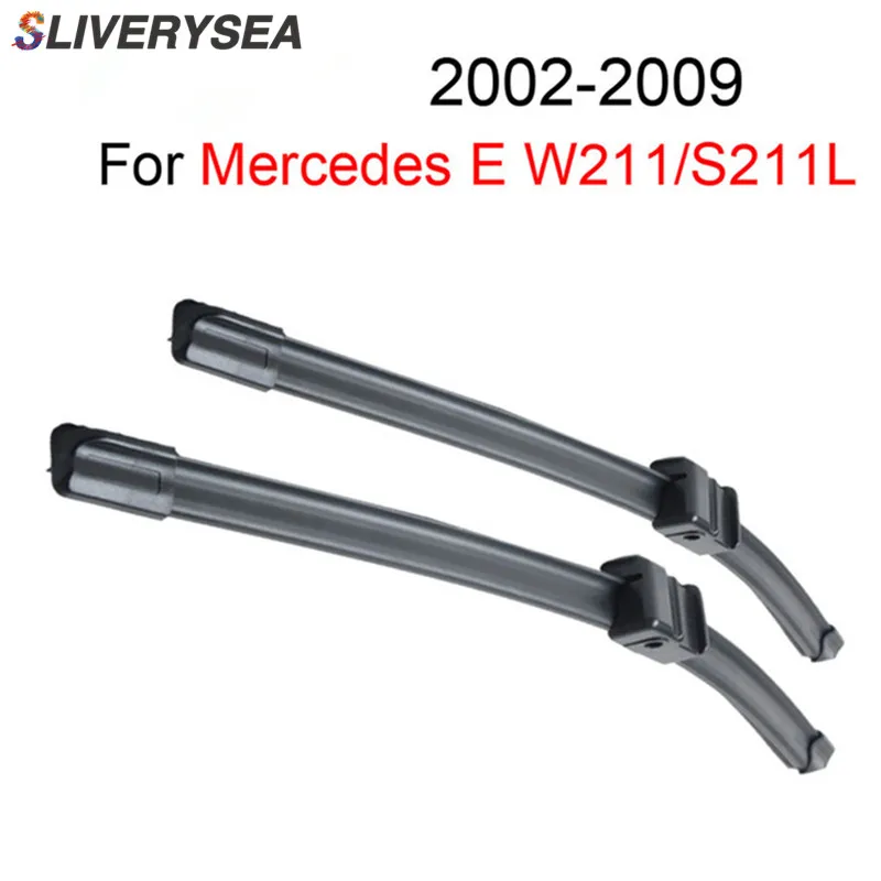 SLIVERYSEA конкретных Fit стеклоочистителя для Mercedes E W211 S211 2002 2009 26 ''+ 26''