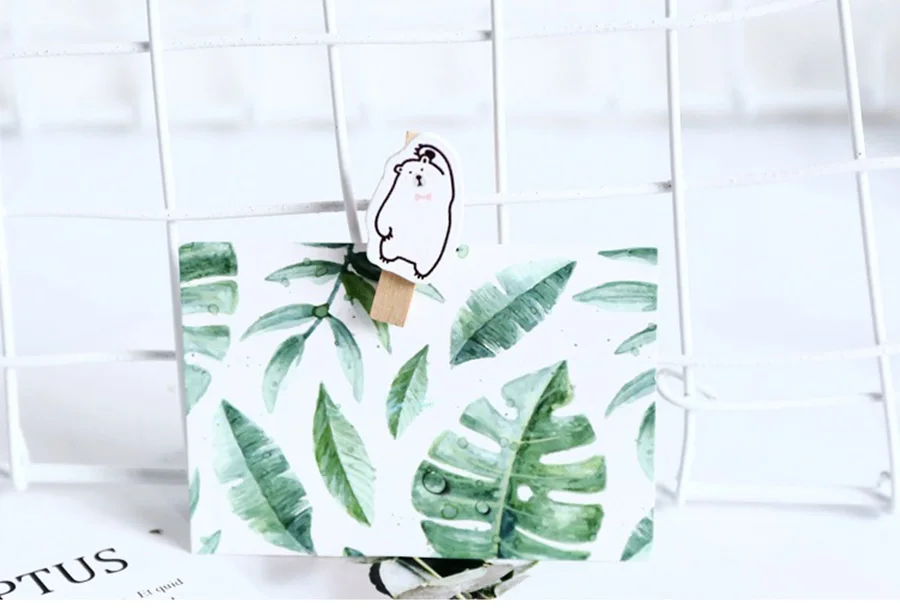 10 шт./лот каваи мини медведь деревянный зажим фото бумага открытка Ремесло DIY украшения зажимы офисные привязки поставки с