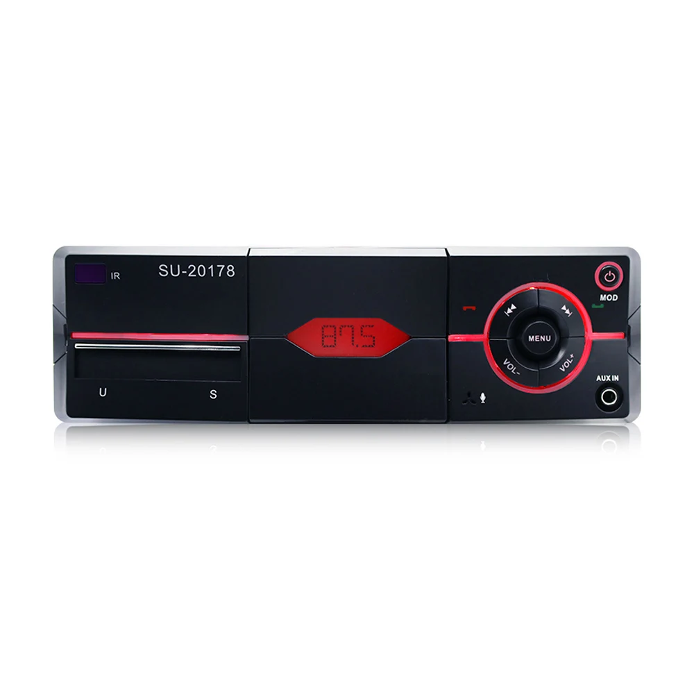 Автомагнитола 1DIN Bluetooth FM стерео поддержка автомобильного держателя USB MP3 WMA SD AUX