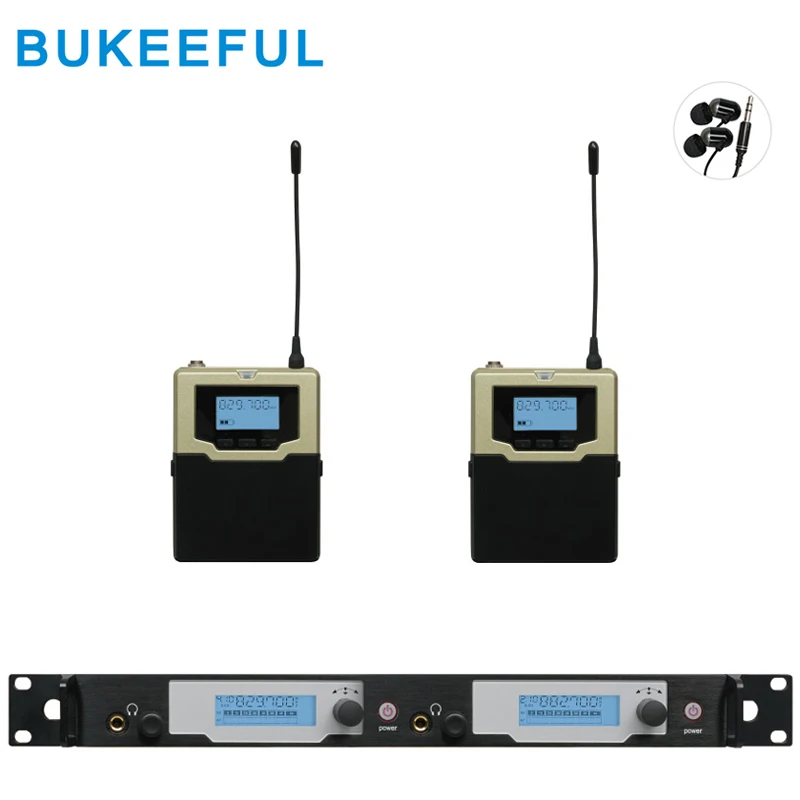Высококлассная система ушных мониторов металлический корпус приемники iem