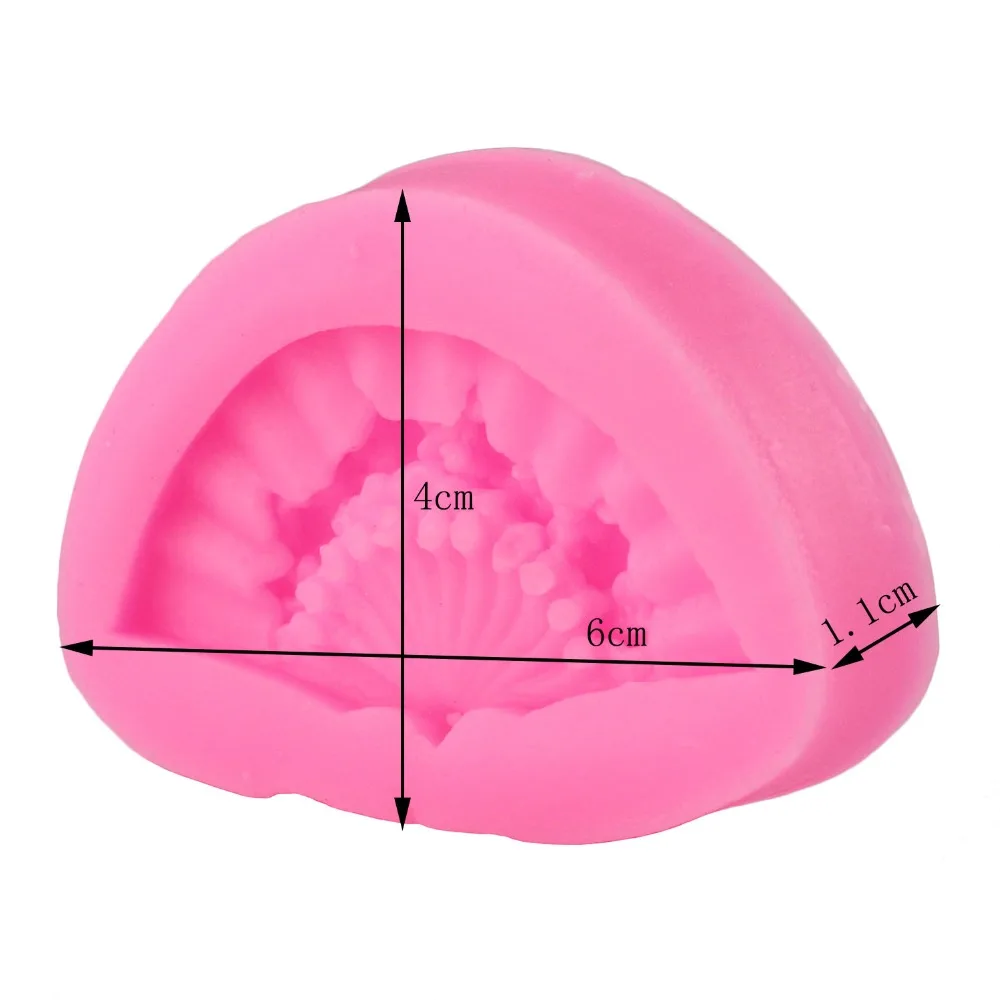 Форма для конфет 1 шт. формы в форме веера помадки инструменты украшения тортов