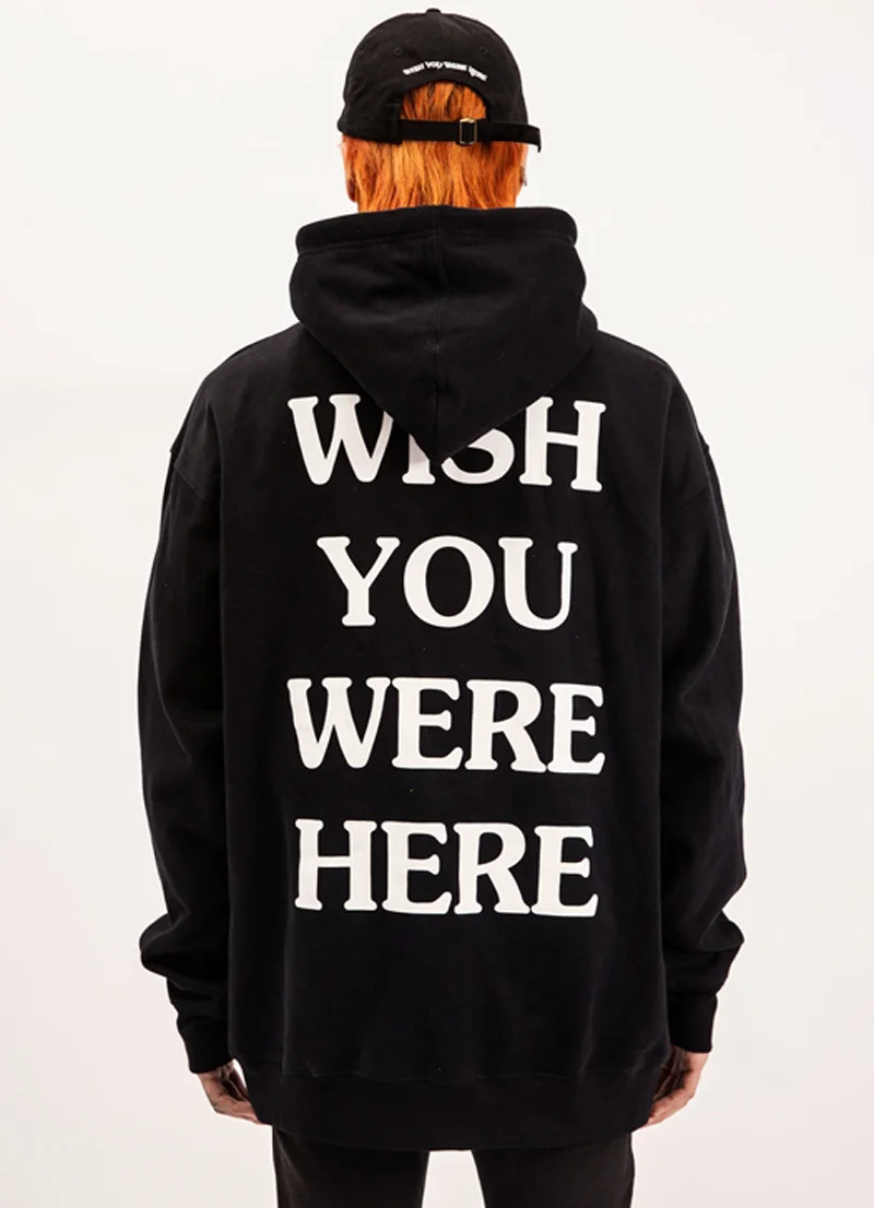 Новинка года; пуловер с вышивкой Трэвиса Скотта и астромира «WISH YOU WAS HERE»; Толстовка и толстовка в стиле унисекс