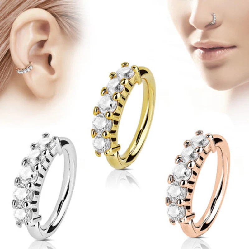 1 шт. кольцо для пирсинга живота и носа из нержавеющей стали|piercing septum|ring navelnavel piercing