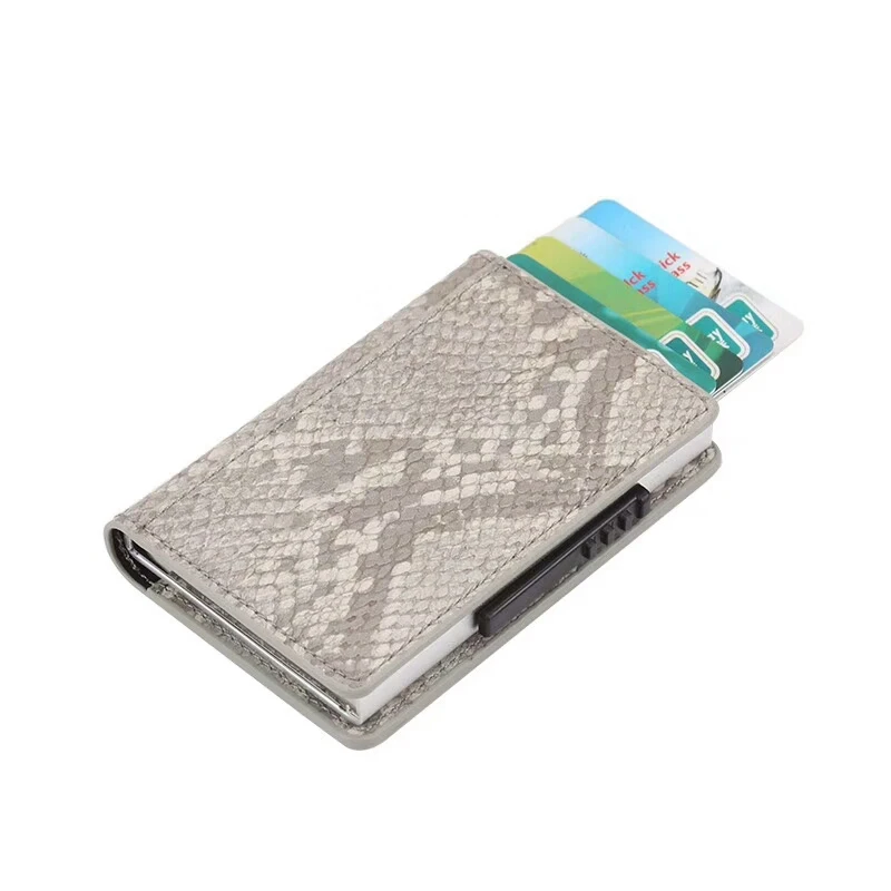 Мужской держатель для Карт RFID из алюминиевого сплава кредитных карт