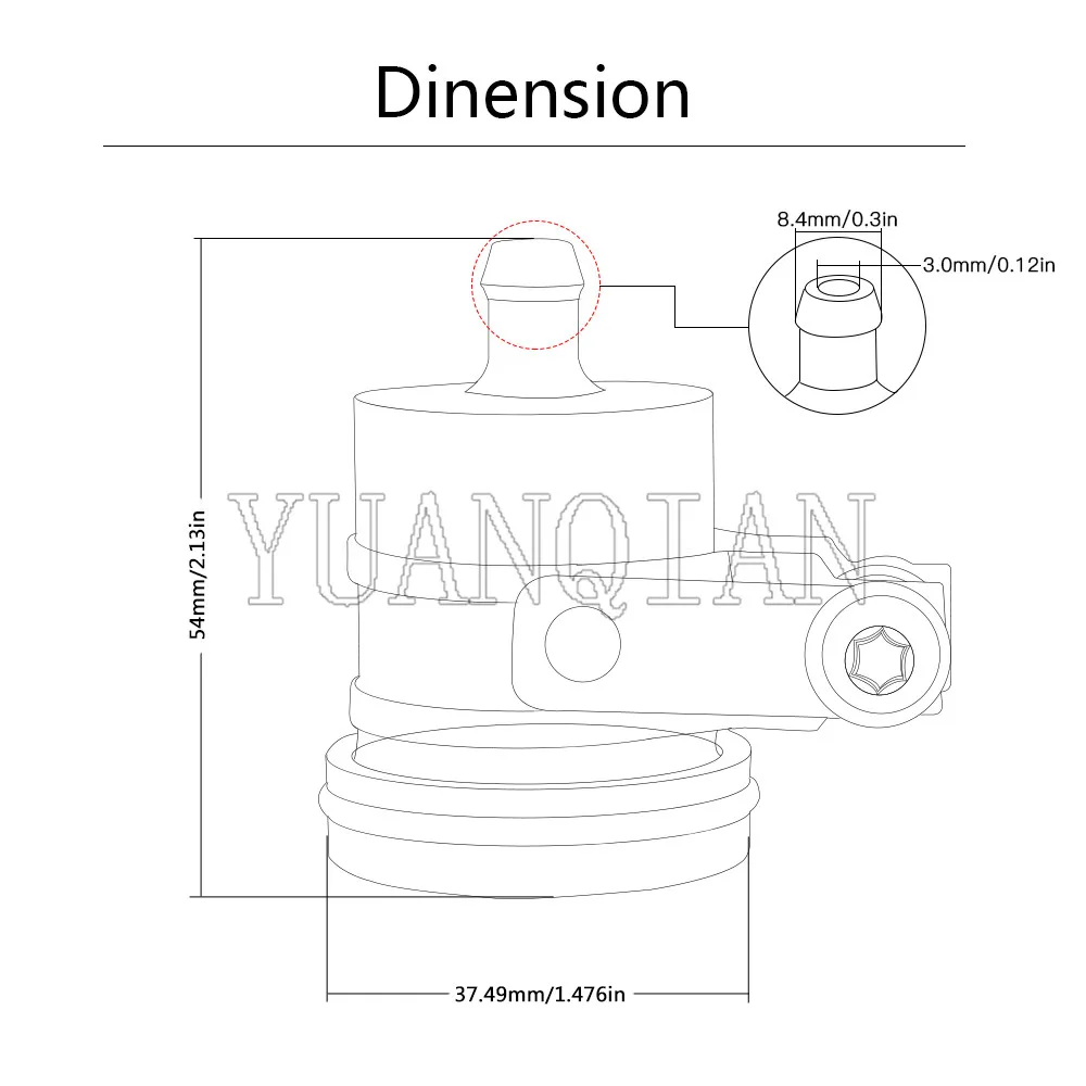 

CB300F CNC Aluminum Motorcycle Motorbike Rear Brake Fluid Reservoir Clutch Tank Oil Cup FOR HONDA CB300F CB 300 F CB 300F