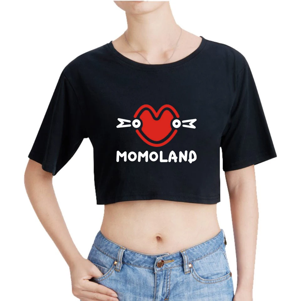 Коллекция 2019 года Kpop MOMOLAND альбом Show Me I'm So Hot женские топы с принтом футболка коротким рукавом модная
