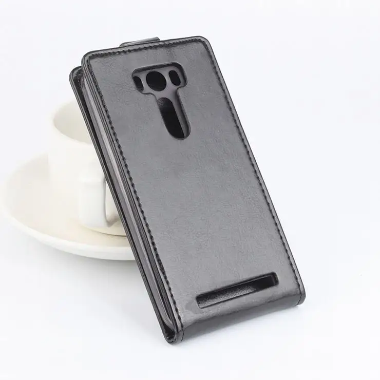 Высокое качество кожаный чехол для Asus Zenfone 2 Laser ZE500KL Телефон откидная крышка ASUS
