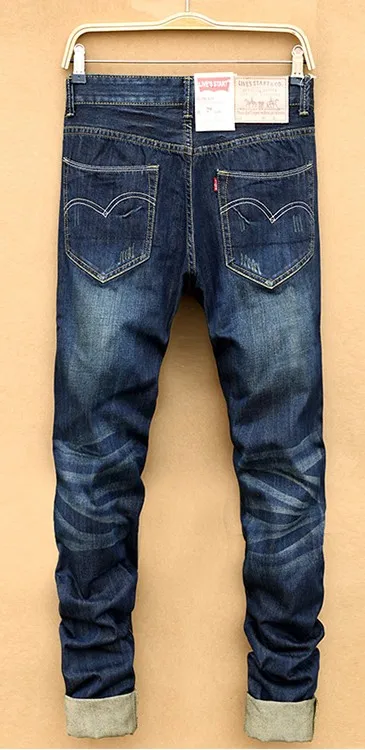 Tidal текущий мужской Тонкий прямые джинсы брюки мужские винтажные Ретро модные