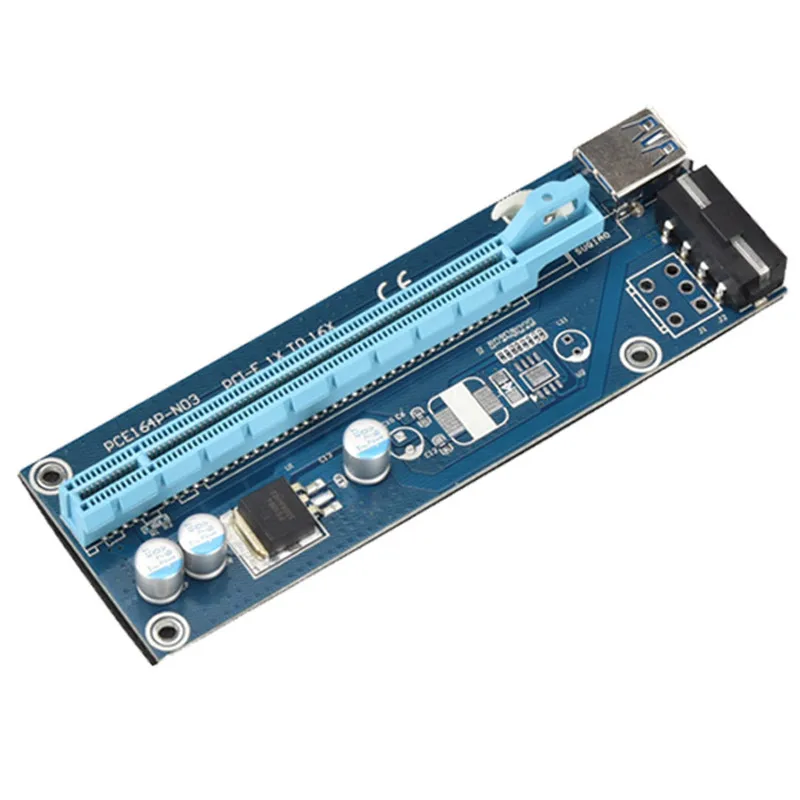 60 см USB 3.0 PCI E эспрессо 1x a 16x Райзер удлинитель картао адаптер питания SATA кабель с