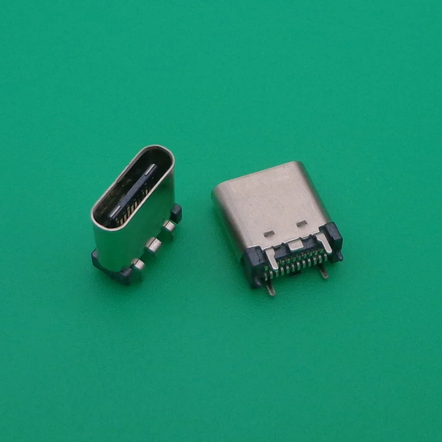 USB 3 1 Type C гнездовой разъем 24pin вертикальный PCB высокоскоростной DIY разъемы Замена