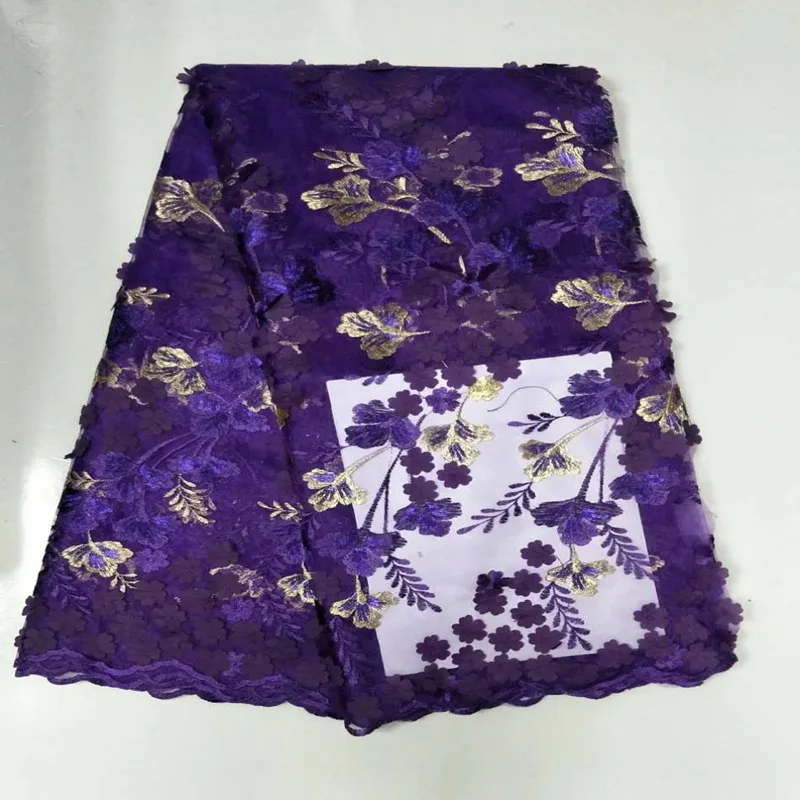 Красивые 3D наклейки с золотой нитью вышивки кружевной ткани для торжественное