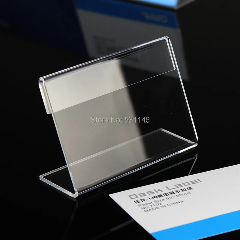Бесплатная доставка 10 шт прозрачный акриловый ценник рекламный дисплей стенд