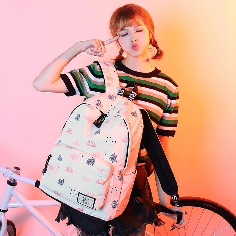 Рюкзак для женщин Winner модный рюкзак с фламинго милые школьные ранцы подростков