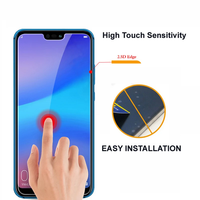 Закаленное стекло 9H для Huawei P20 Lite Nova 3e 2.5D защита экрана защитная пленка ANE-LX1 ANE LX1 |