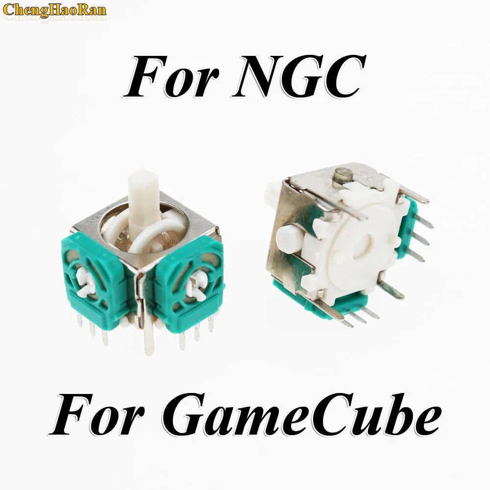 

ChengHaoRan 2pcs Replacement Stick cap 3d Analog Joystick for Nintendo for GameCube NGC GC Controller