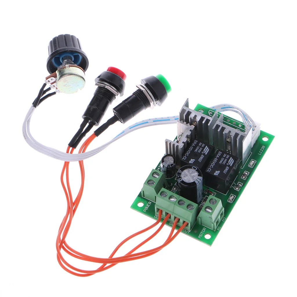 1 шт. DC 6V12V 24 В ШИМ DC регулятор скорости двигателя Переключатель линейного привода
