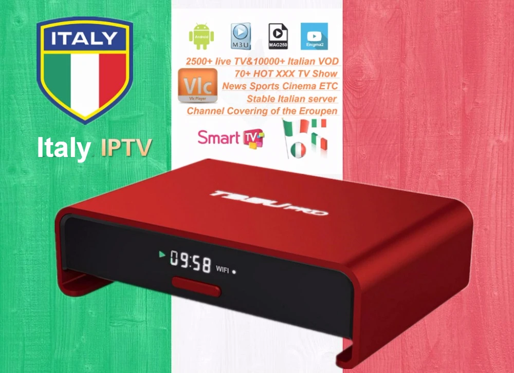 Итальянский IPTV T95U и итальянский 2500 + Live 20000 бесплатно VOD Европейский Ex yu взрослый