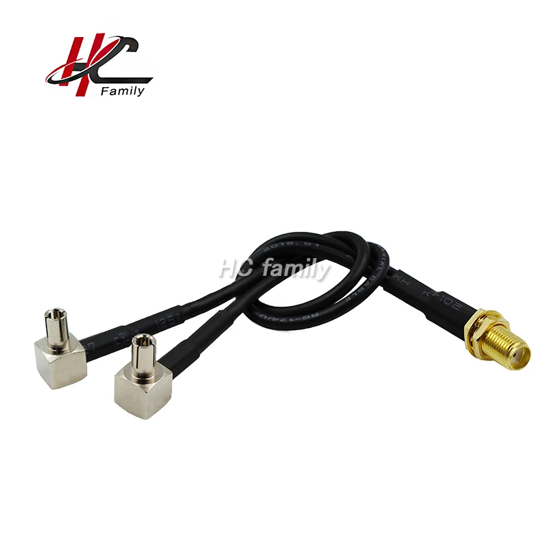 15 см 30 4G LTE модем кабель sma гнездо к y Тип TS9 CRC9 угловой разъем сплиттер Сумматор