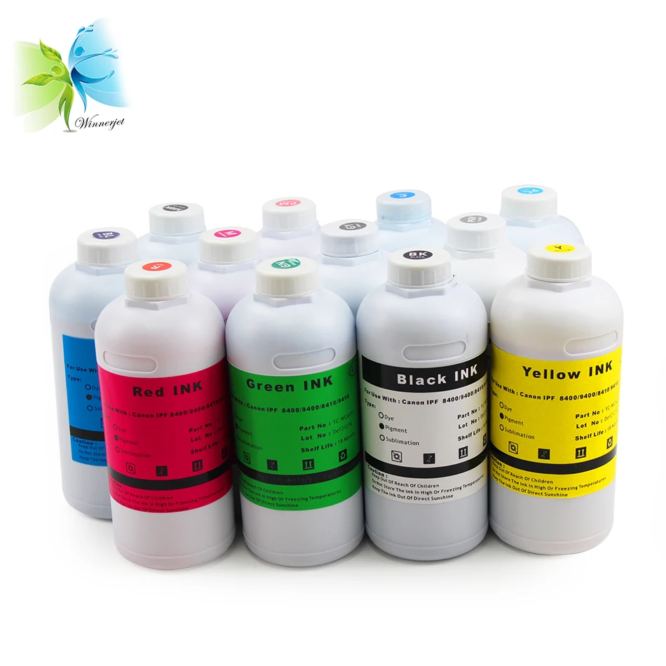 1000ml*12colors IPF8400 IPF9400 Waterproof Pigment Ink Refill For Canon PFI-706 Printer Cartridge | Компьютеры и офис