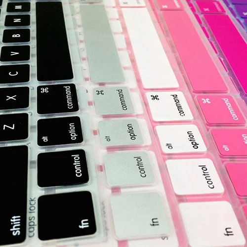 Мягкий чехол для клавиатуры Apple MacBook Air Pro 13/15/17 дюймов защитный наклейки ноутбука |
