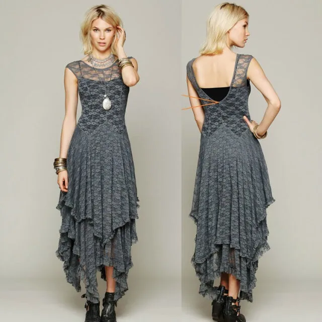 2016 Vestidos Longos сексуальные женщины летний кружевном платье долго Vestido лонго Vetement